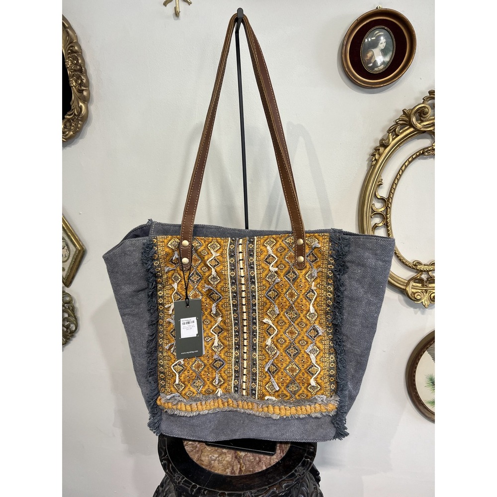 Myra "Buttercup Meadow" Tote Bag One Size
